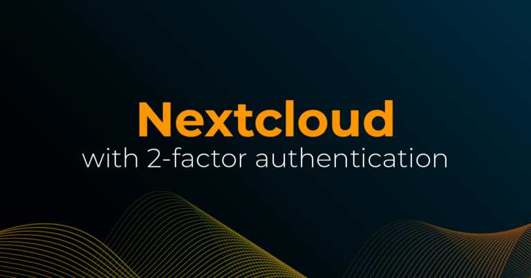 Nextcloud with two-factor authentication - NETWAYS Web Services