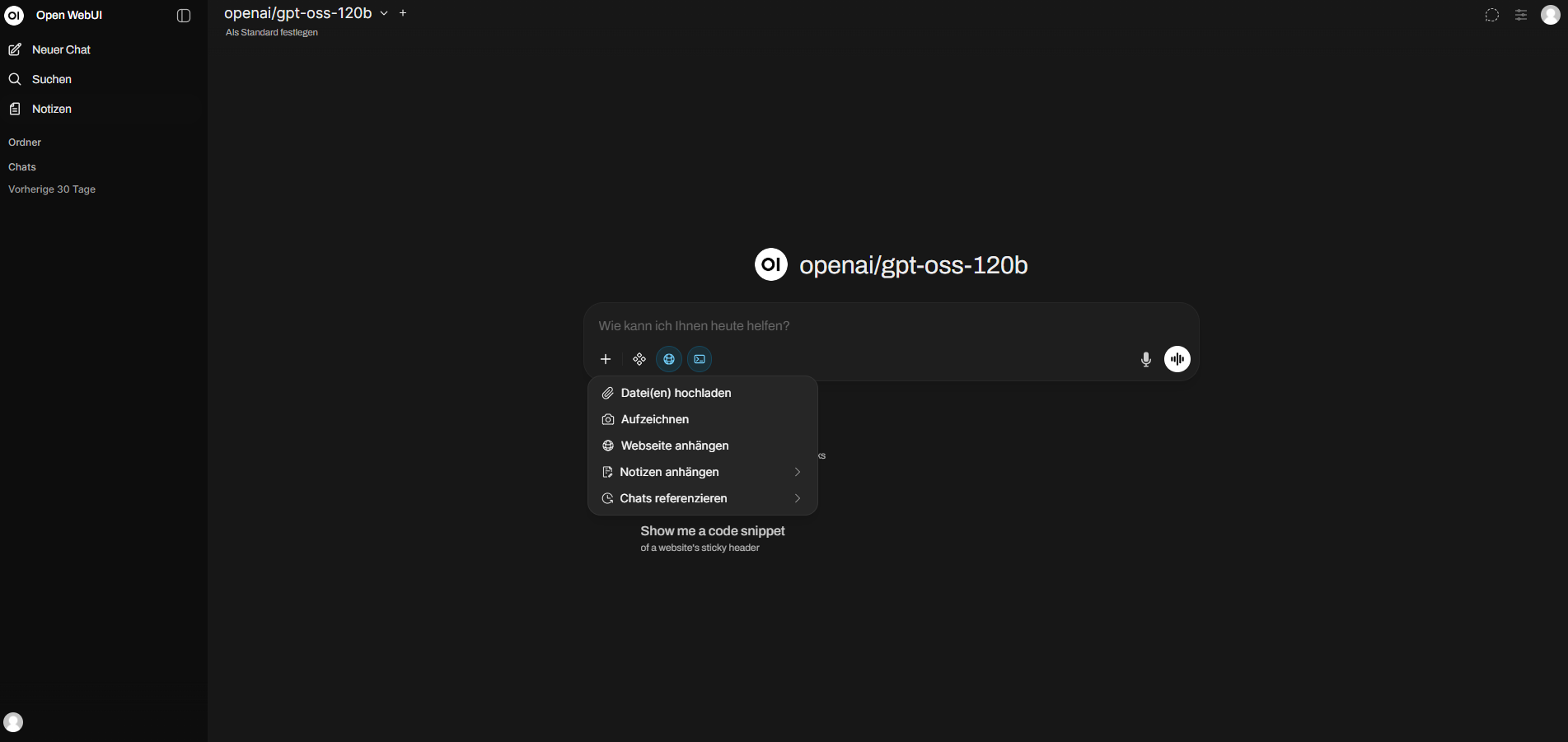 Erhalte Einblicke in unsere kostenfreie ChatGPT-Alternative Free Open WebUI.